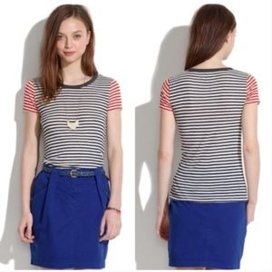 Madewell striped tee shirt, S